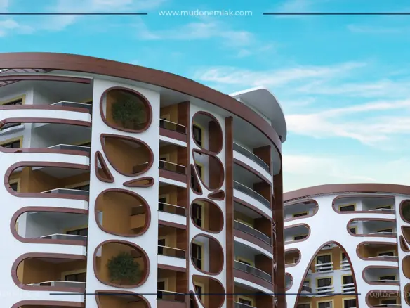 شقق للبيع في أورتا حصار طرابزون ، مشروع ماري - دي مشروع ماري - ف شقق ماري مشروع شقق بالتقسيط في طرابزون