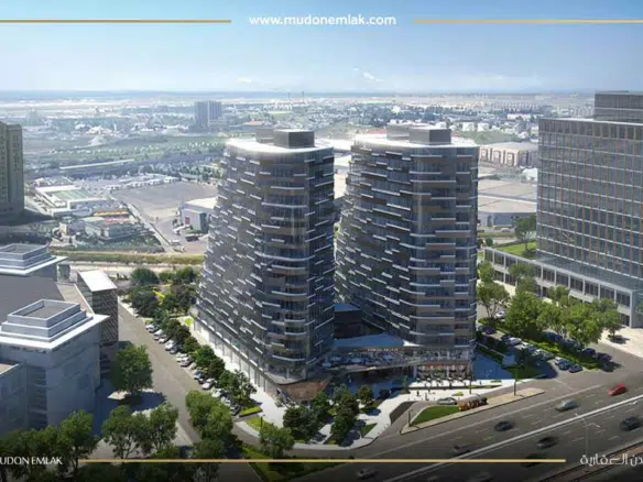 شقق ومحلات للبيع في اسطنبول في مشروع نيفو أتاكوي